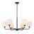 6-light Glass Globe Classic / Traditional Chandelier-768917412