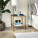 Hera Glass End Table with Storage