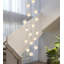 Lustre 16 lumières globe carré-2136487208