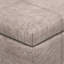 Repose-pieds rectangulaire avec rangement relevable Dover-1897544027