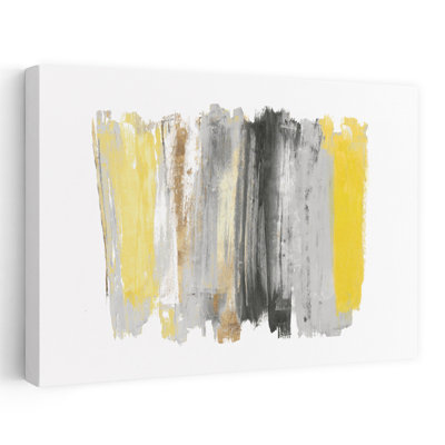 Blonde Brush Abstract Bold Modern Art