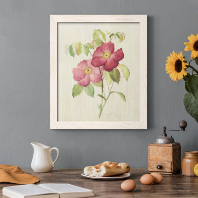 «Dusty Rose II» - Toile encadrée de qualité supérieure - prête à être accrochée