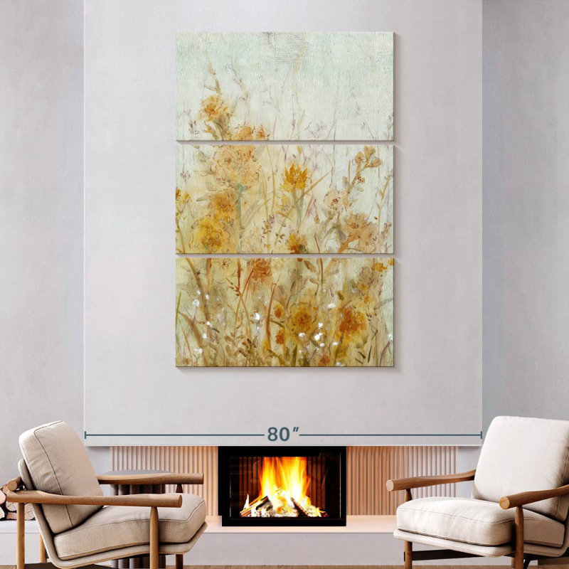 Spring Time I, 74" H x 48" W