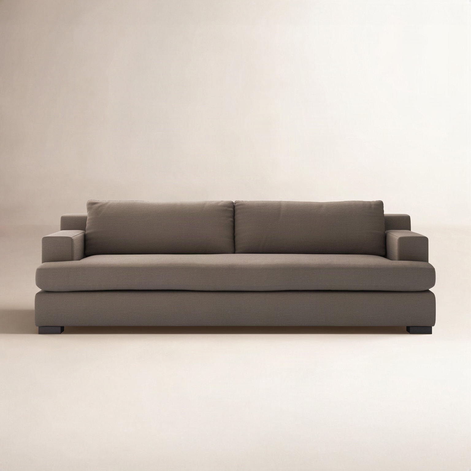 Jake Upholstered Sofa, 33" H x 96" W x 42.50" D, Savoy Coffee
