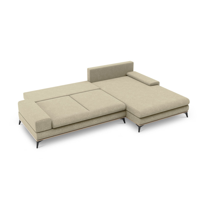 Cuiksa 5 Seater Sofa Bed, Beige, Right Hand Facing