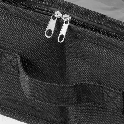 Set of 2 Clear Lid Non-Woven Fabric Shoe Storage Box for Closet