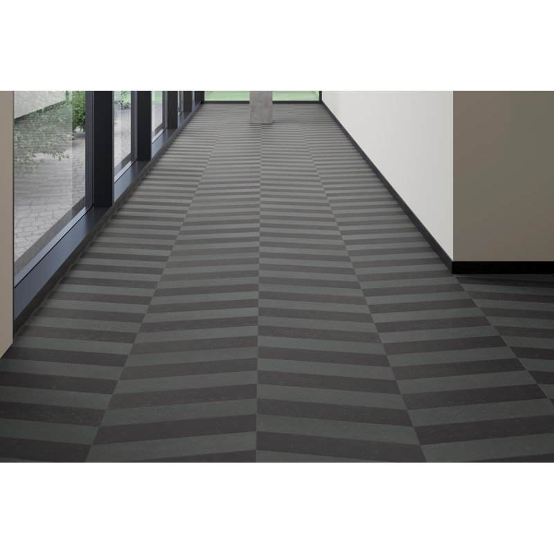 SAMPLE-Kosei Chevron 6x6, Gray Green
