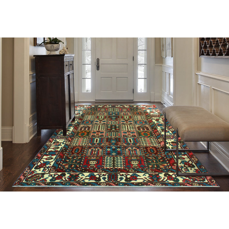 Tapis unique en laine 6 pi 8 po x 9 pi 1 po 2022 Carmell