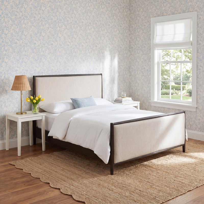 Cayenne Upholstered Platform Bed, Queen, Essence Natural
