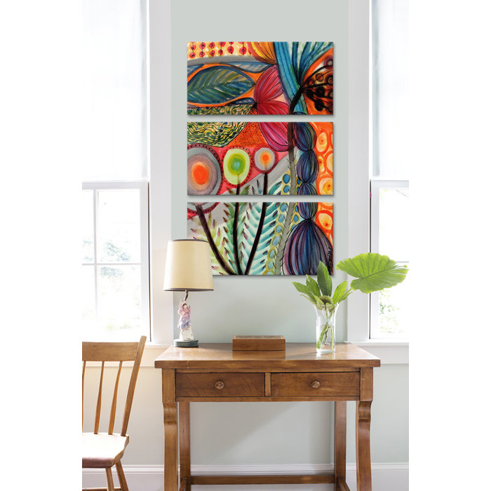 Vivaces Canvas Print, 60" H x 40" W x 1.5" D