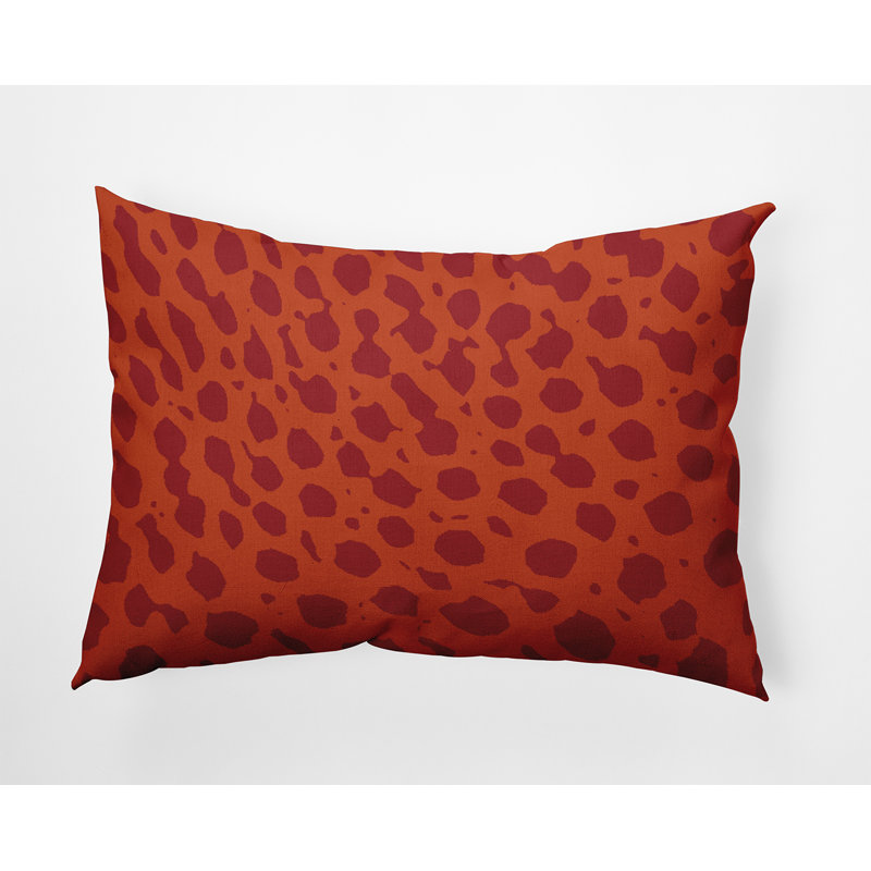 Abstract Reversible Throw Pillow, 14" H x 20" W, Rectangle