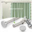 Stainless Steel 154cm to 294cm Curtain Track/Rail