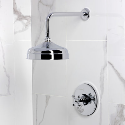 Kingston Brass Restoration Single-Handle 2-Hole Wall Mount Shower Faucet