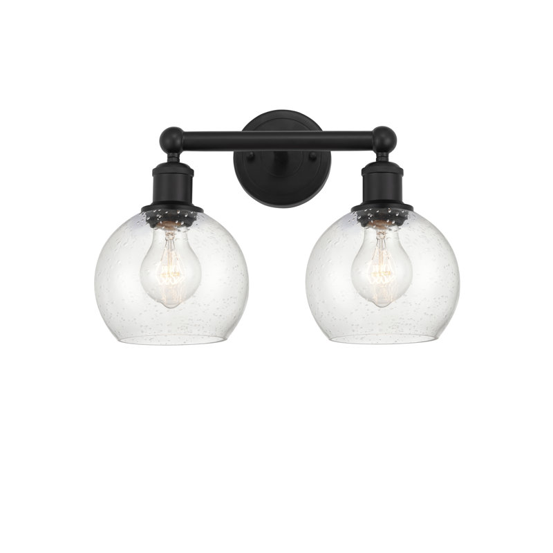 Cambria 2 - Light Dimmable Vanity Light, Seedy, Matte Black