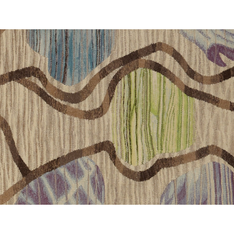 Area Rug in Cream/Brown