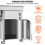 Commercial Electric Meat Grinder 36.7 Lbs/Min Industrial Cabinet Grinder