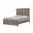 Wooden Panel Platform Bed
