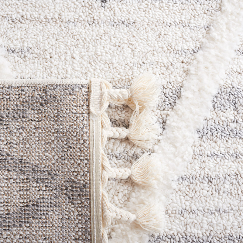 Tapis à poils longs Devondra, Rectangle 5 pi 3 po x 7 pi 6 po