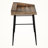 Jonesy Brown Finish Computer Desk with Hutch And Black Metal Leg, 33.89" H X 47.1" W X 23.5" D