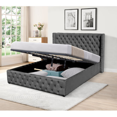 Branigans Upholstered Ottoman Storage Bed