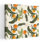 «Citrus Grove Oasis», arbre orange classique coloré, architecture, art mural côtier