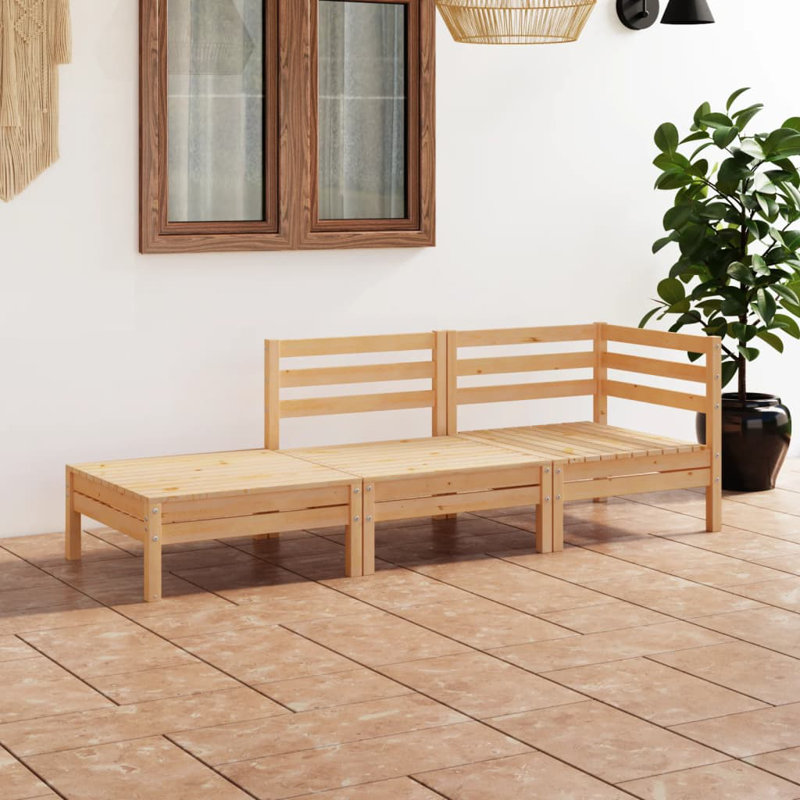Ensemble modulaire de patio 25 po, Chêne