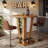 Round Bar Table, 39.4-Inch Bar Height Pub Table