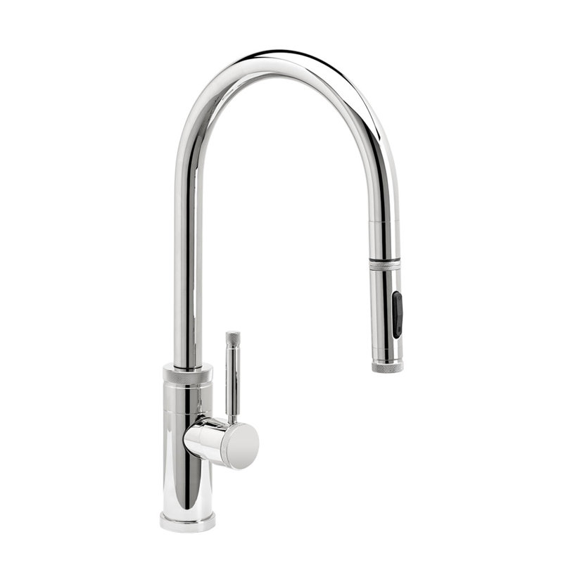 Industrial Plp Pulldown Faucet -Toggle Sprayer, Chrome