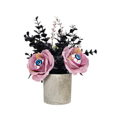 Halloween Decorative Potted Plant Model Realistic Looking Simulation Ornament Good For Party Decorations Display Props Spooky Season Piece
