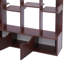 Bibliothèque à 5 niveaux avec armoires inférieures, bibliothèque étroite moderne pour le salon, la chambre à coucher et le bureau, capacité de charge de 50 kg / 110 lb-1590708778