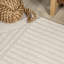 Tapis intérieur / extérieur rayé ivoire / crème Arnika-705399651