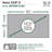  Aeon CLR 2 Series 103" diag. 16: 9 Frameless Fixed Wall Projection Frame