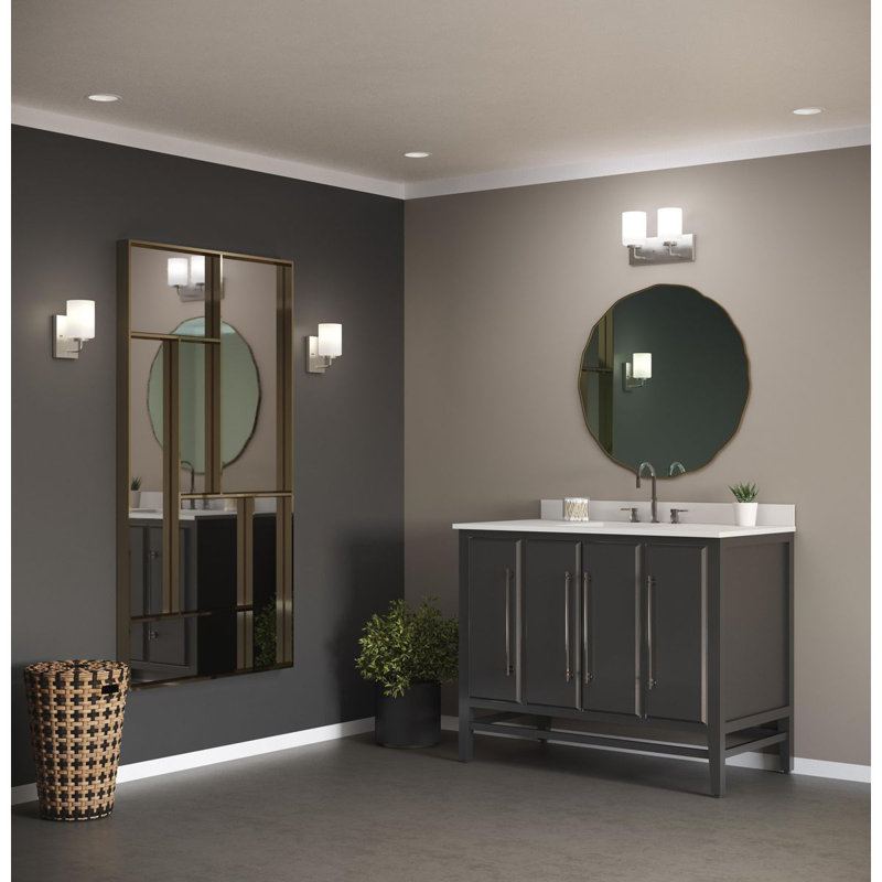 Armed Sconce, Brushed Nickel