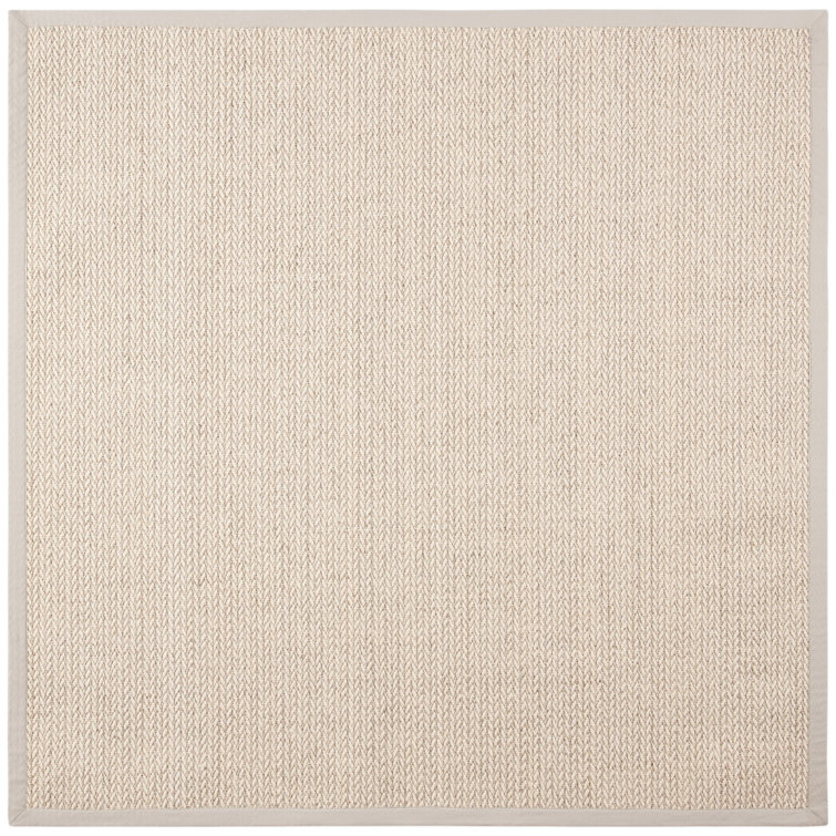 Goffe Natural Wool & Sisal Solid Color Rug