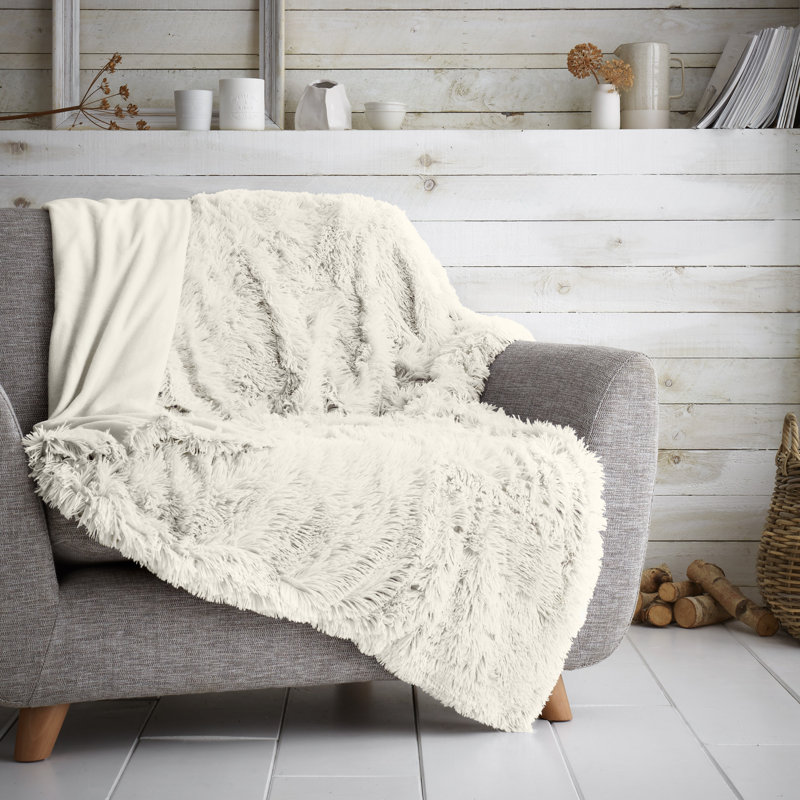 Teddy Throw Blanket Soft Warm Plush Fleece for Sofa Couch Bed Lightweight Decorative Blanket Living Room Bedroom All Season Comfort