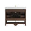 Meuble-lavabo autoportant en noyer de 43 po Aastha-1278240024