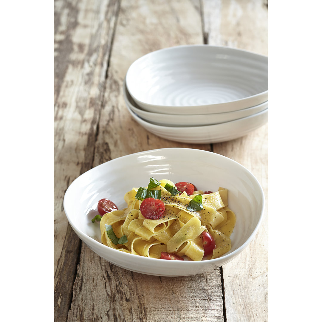 Portmeirion Sophie Conran White Pasta Bowl 9" White (Set of 4) Portmeirion