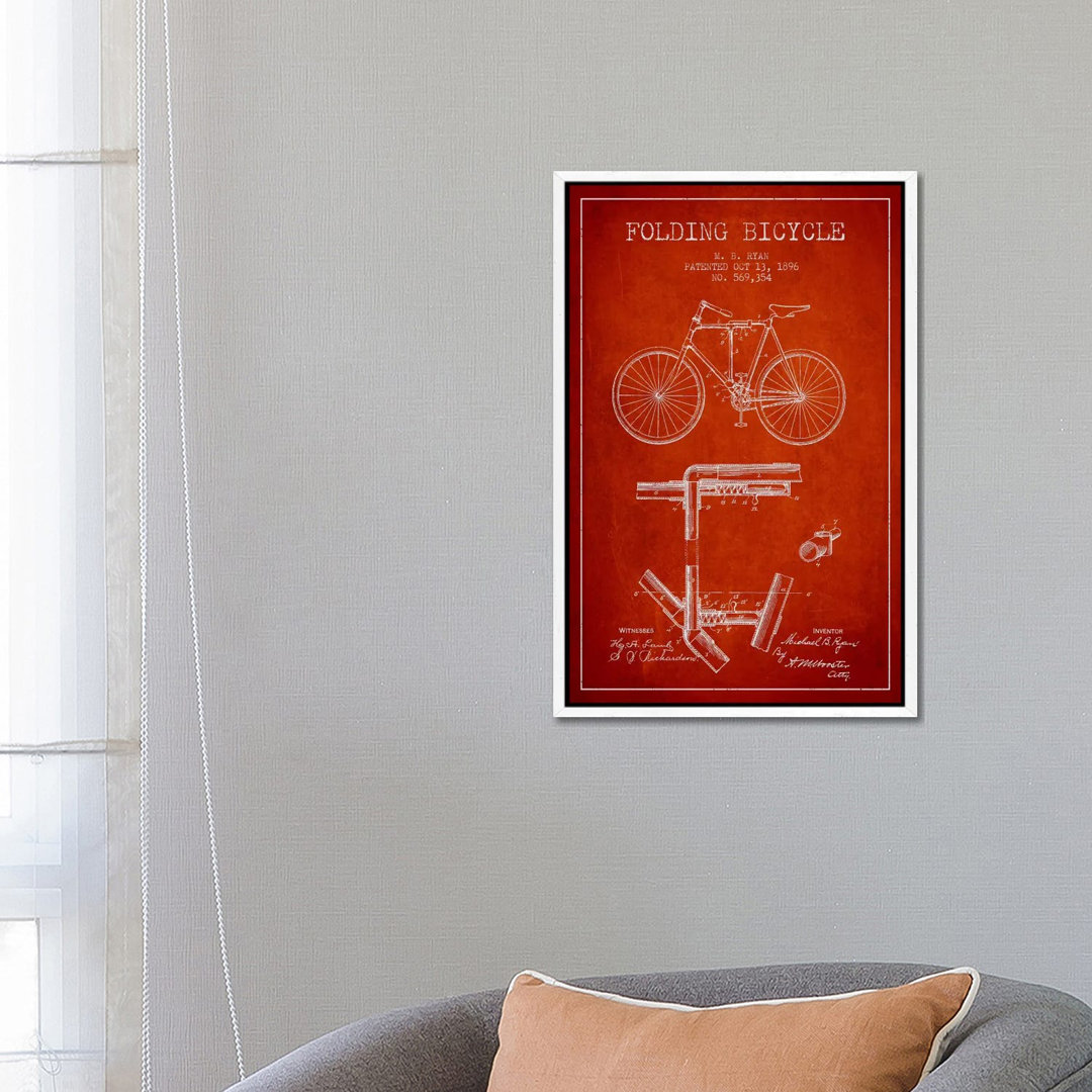 Bike Red Patent Blueprint