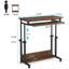 Adjustable Height MDF Steel Computer Desk