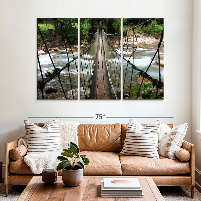 Lilie Steep Rope Bridge, H 42 po x l 65 po
