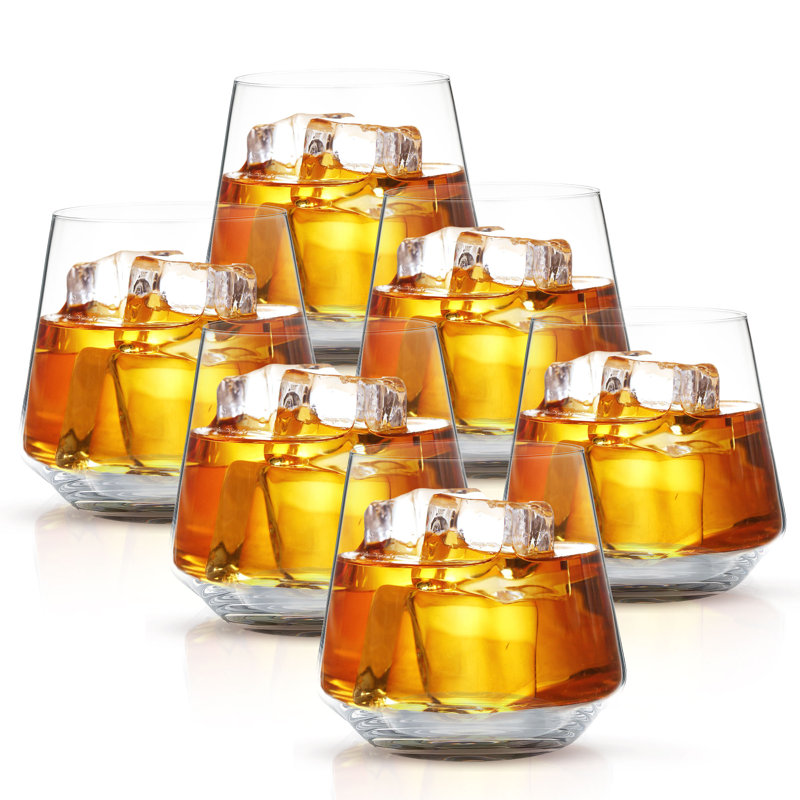 15.8oz. Handmade Crystal Whiskey Glass, 6