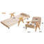 Convertible Futon Chair Bed Upholstered Armchair,Sofa & Sleeper with Solid Wood Frame-771189948