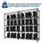 71" W 5-Tier Heavy-Duty Metal Storage Shelving Unit, Adjustable Wire Pantry Shelves for Kitchen, Garage
