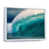 White Floater Framed