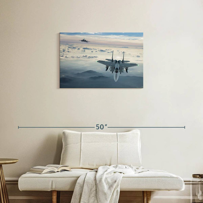 Mait F-15 Fighter Jet, 20" H x 30" W