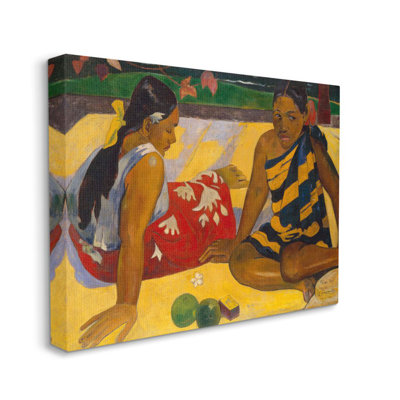 « resting portraits native figures classiques » par paul gauguin-reproduction d’art