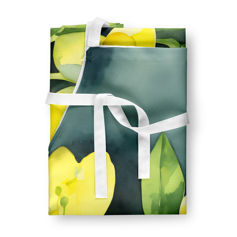 Iris du Tennessee en tablier aquarelle, Jessamine jaune du Sud de la Caroline du Sud