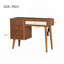 Ensemble de coiffeuse 39 "en bois avec tabouret Retro Bohemian