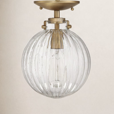 Kaydan 1-Light Dimmable Semi Flush Mount