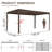 16 ft. W x 10 ft. D Outdoor Aluminum Pergola with Louvered Roof